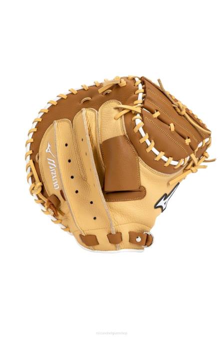 Mizuno franchise serie baseball catcher's handschoen 33,5" uniseks accessoires lichtbruin(r878) VZJP677