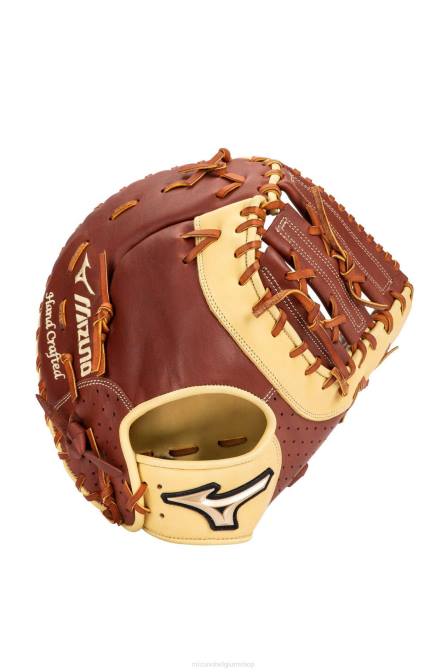 Mizuno prime elite honkbal eerste honkhandschoen 12,5" uniseks accessoires mahonie-bruin(r198) VZJP703