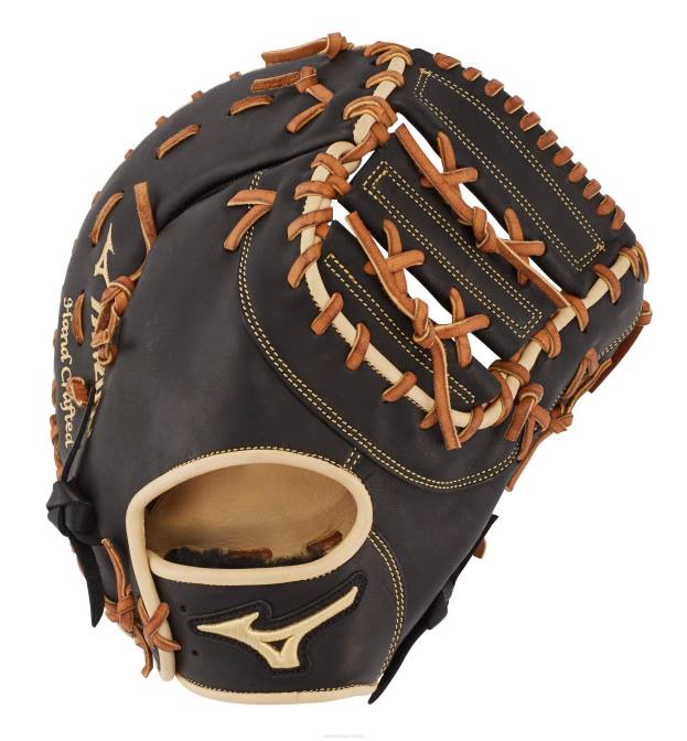 Mizuno pro select honkbal eerste honkhandschoen 12,5" uniseks accessoires zwart(rg90) VZJP918