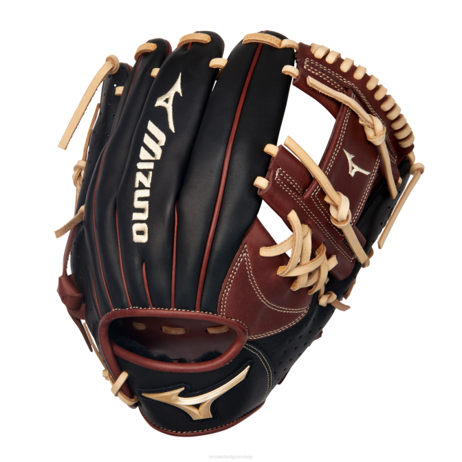 Mizuno prime elite infield honkbalhandschoen 11.75" uniseks accessoires zwartbruin (r980) VZJP578
