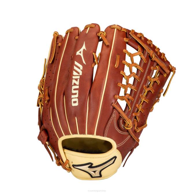 Mizuno prime elite outfield honkbalhandschoen 12.75" uniseks accessoires mahonie-bruin(f198) VZJP746