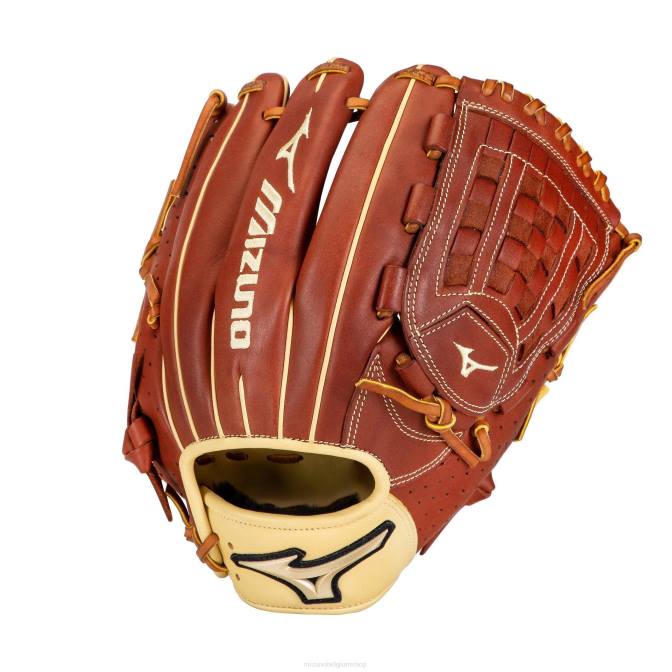 Mizuno prime elite pitcher honkbalhandschoen 12" uniseks accessoires mahonie-bruin(r198) VZJP1149