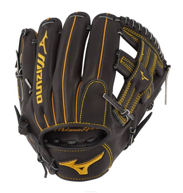 Mizuno pro fernando tatis jr. 11,75" infield honkbalhandschoen uniseks accessoires zwart bruin VZJP880