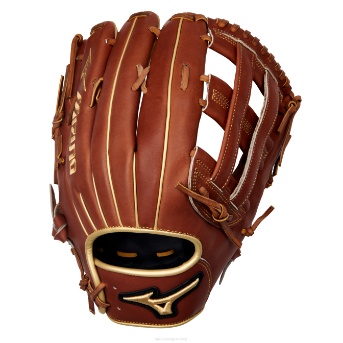 Mizuno pro select outfield honkbalhandschoen 12,75" diepe zak uniseks accessoires bruin(fr80) VZJP589