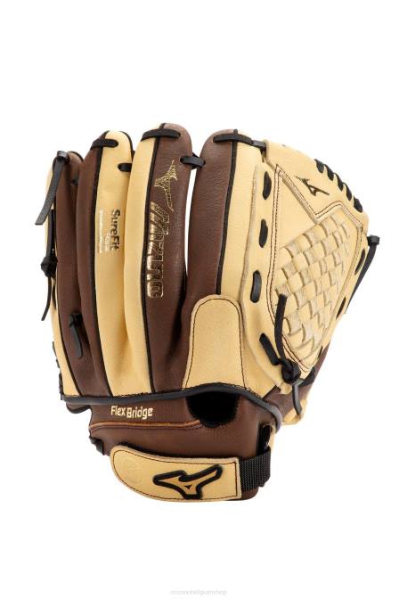 Mizuno prospect paraflex serie honkbalhandschoen 11,5\" jeugd accessoires bruin(fr80) VZJP681