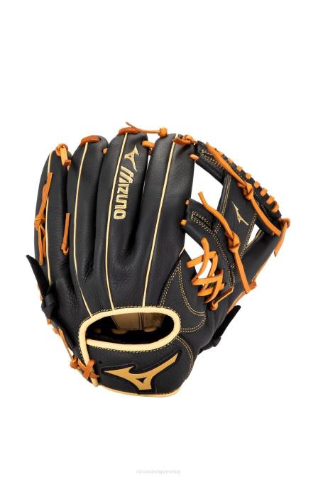Mizuno prospect select series infield/pitcher honkbalhandschoen 11,5" uniseks accessoires zwartbruin (r980) VZJP601