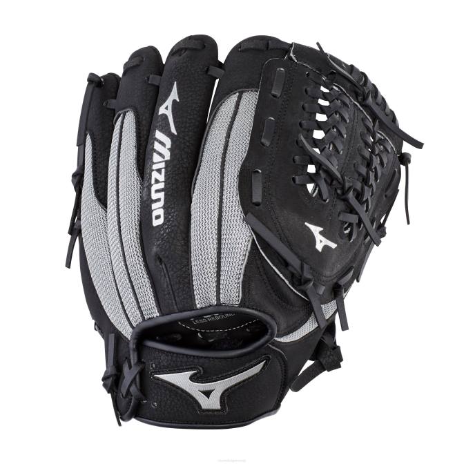Mizuno prospect serie powerclose honkbalhandschoen 11" uniseks accessoires zwarte rook(f993) VZJP1003
