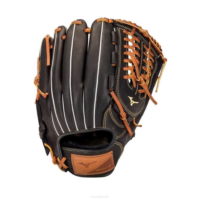 Mizuno select 9 infield honkbalhandschoen 11,5" uniseks accessoires zwartbruin (r980) VZJP800