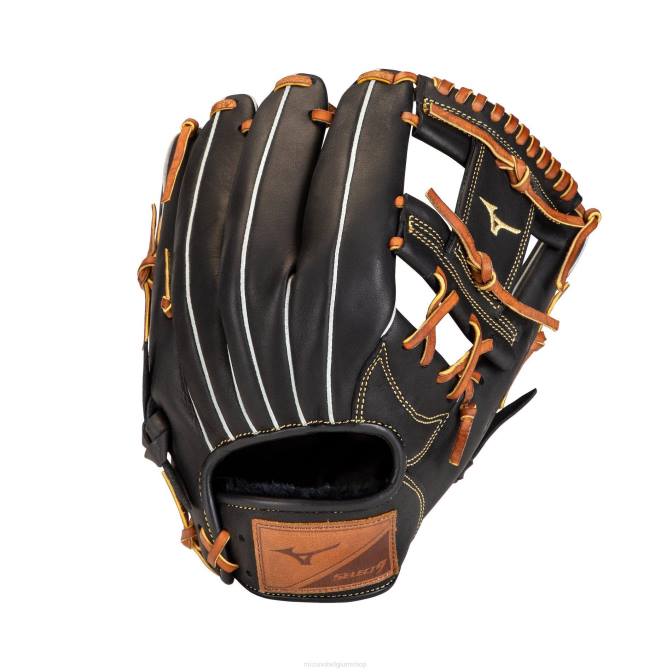 Mizuno selecteer 9 infield honkbalhandschoen 11.25" uniseks accessoires zwartbruin (r980) VZJP748