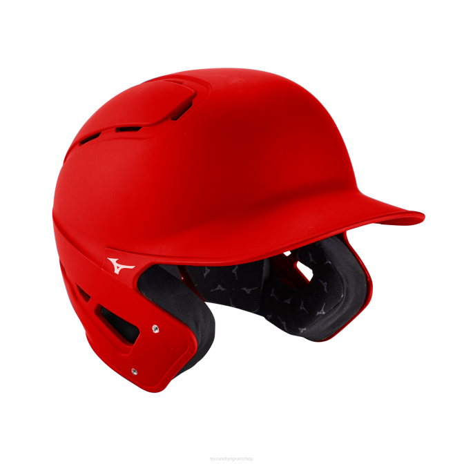 Mizuno b6 honkbal slaghelm-effen kleur jeugd accessoires rood(1010) VZJP1044