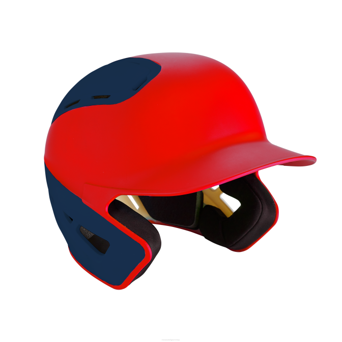 Mizuno b6 slaghelm voor honkbal uniseks accessoires rood-marine(1051) VZJP804