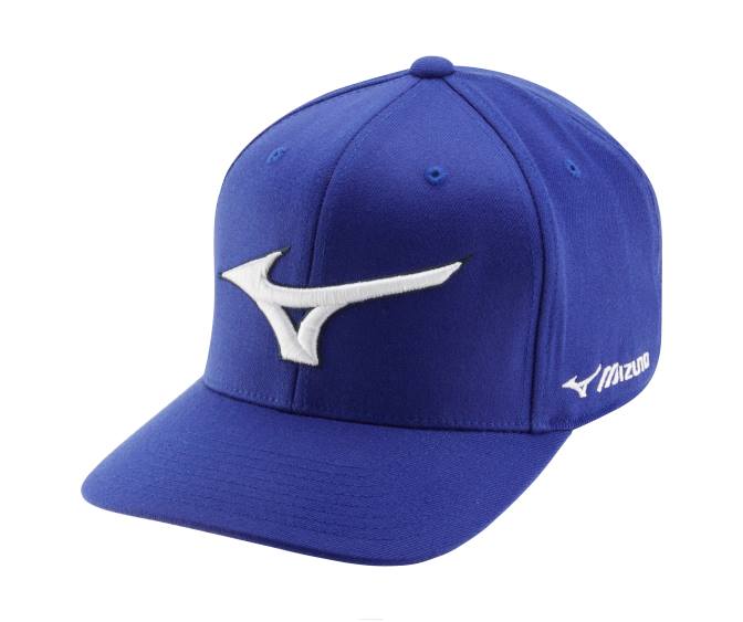 Mizuno diamanten snapback hoed uniseks accessoires koninklijk(5252) VZJP1125
