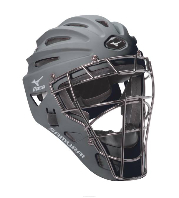 Mizuno samurai g4 baseball catcher's helm jeugd accessoires grijs(9191) VZJP946