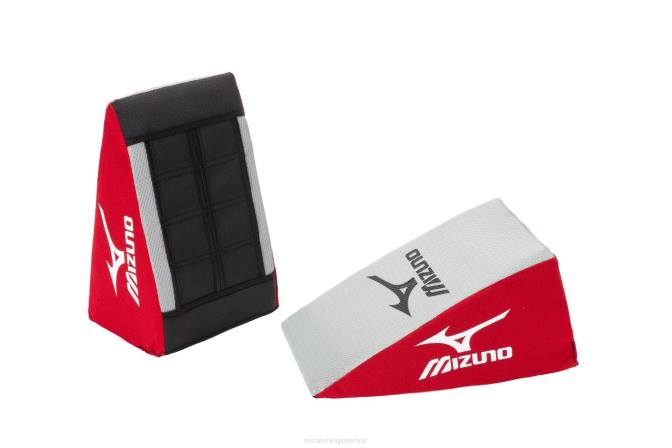 Mizuno runbird catcher's knee wedge (groot) uniseks accessoires rood-grijs(1091) VZJP991