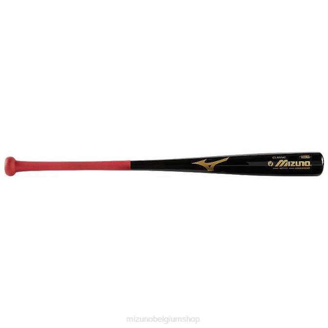 Mizuno mzb 62 bamboe klassieke houten honkbalknuppel uniseks accessoires zwart-mattekers(9018) VZJP930