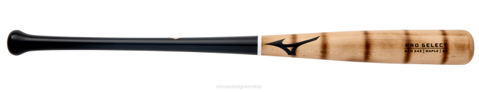 Mizuno pro select mzm 243 honkbalknuppel van esdoornhout uniseks accessoires naturel-zwart(0490) VZJP666