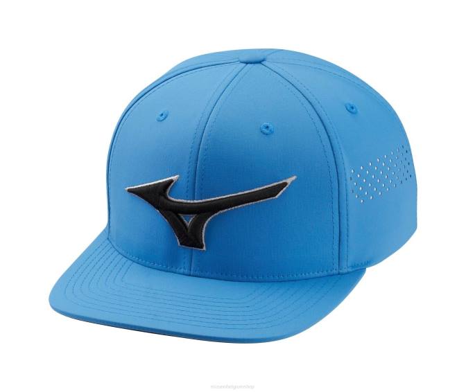 Mizuno tour platte snapback golfhoed uniseks accessoires californiëblauw(caca) VZJP428