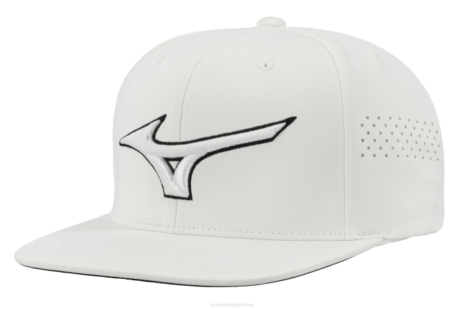 Mizuno tour platte snapback golfhoed uniseks accessoires wit(0006) VZJP433