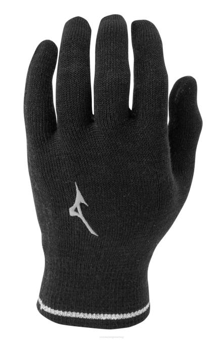 Mizuno adem thermo gebreide handschoen uniseks accessoires zwart(9090) VZJP382