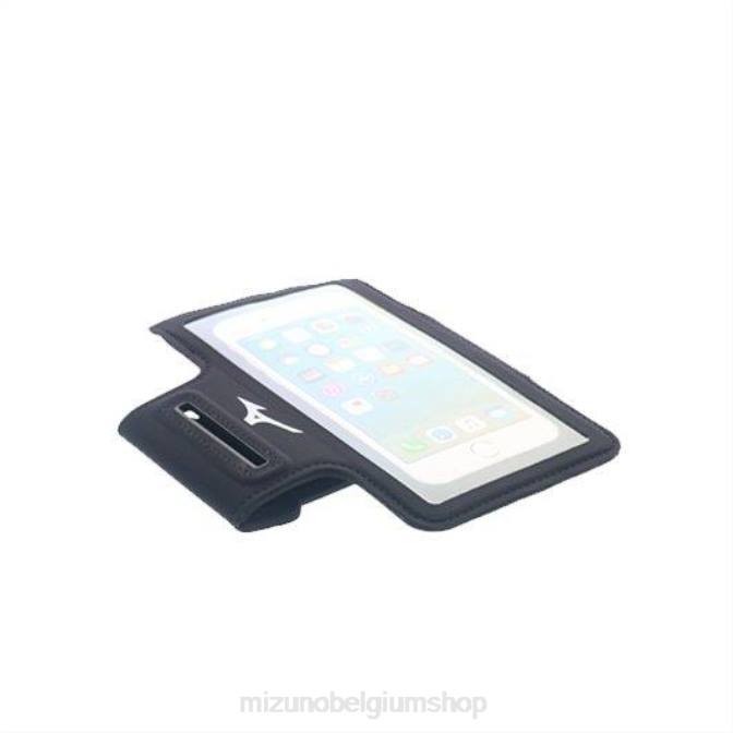 Mizuno oefenarmband etui uniseks accessoires zwart(9090) VZJP390