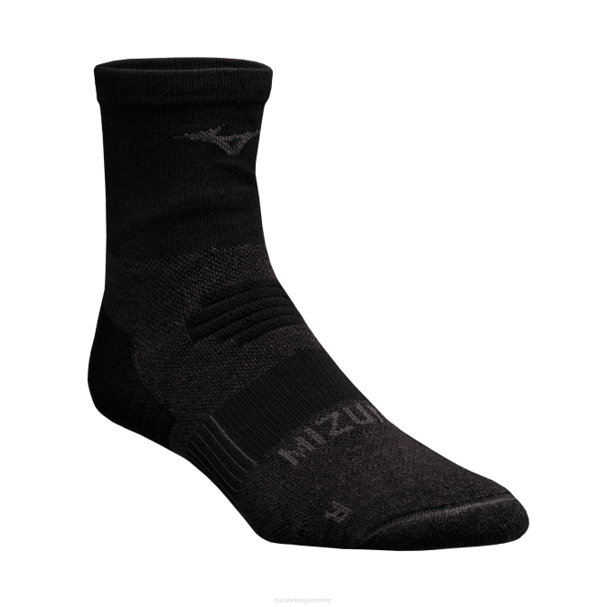 Mizuno adem thermo racer middensok uniseks accessoires zwart(9090) VZJP380