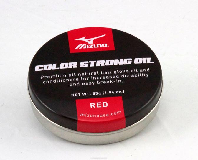 Mizuno kleur sterke olie handschoen conditioner box uniseks accessoires rood(1010) VZJP949