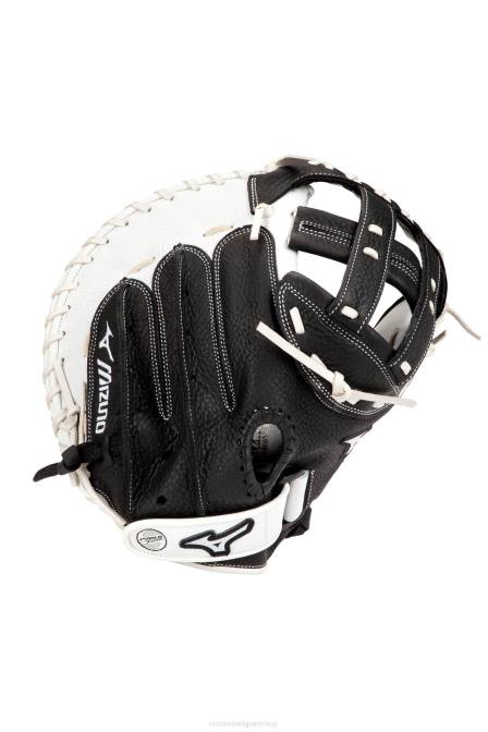Mizuno franchise serie fastpitch softbal catcher's handschoen 34" uniseks accessoires zwart(rg90) VZJP1697