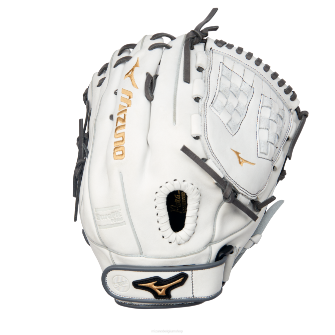 Mizuno mvp prime fastpitch softbalhandschoen 12,5" uniseks accessoires wit-grijs(f091) VZJP1656