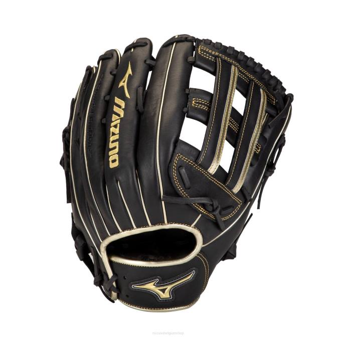 Mizuno mvp prime se slowpitch softbalhandschoen 13" uniseks accessoires zwart-goud(r974) VZJP1882
