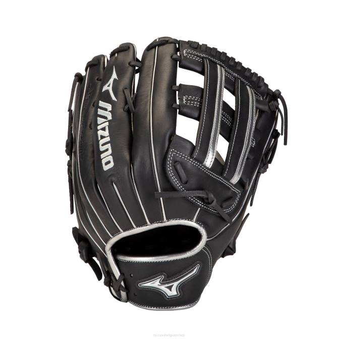 Mizuno mvp prime se slowpitch softbalhandschoen 13" uniseks accessoires zwart-zilver(r973) VZJP1881