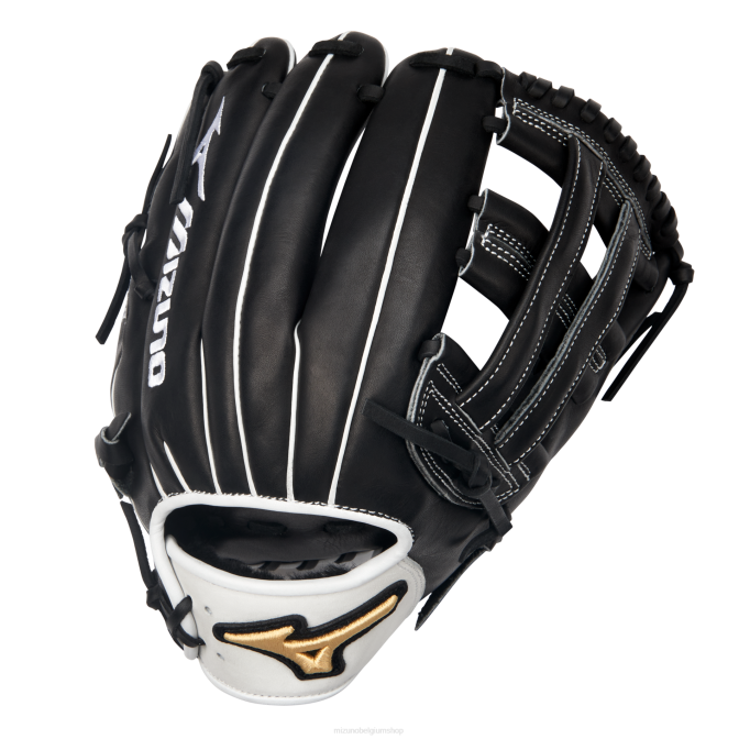 Mizuno pro select fastpitch softbalhandschoen 12" uniseks accessoires zwart(fr90) VZJP1652