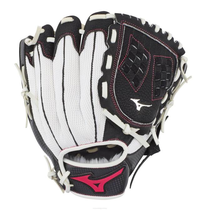 Mizuno prospect finch serie softbalhandschoen 10" jeugd accessoires rhwit/zwart VZJP1885