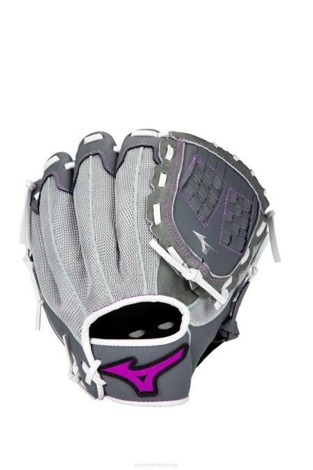 Mizuno prospect finch serie softbalhandschoen 10\" jeugd accessoires zwart-zilver(r973) VZJP1699