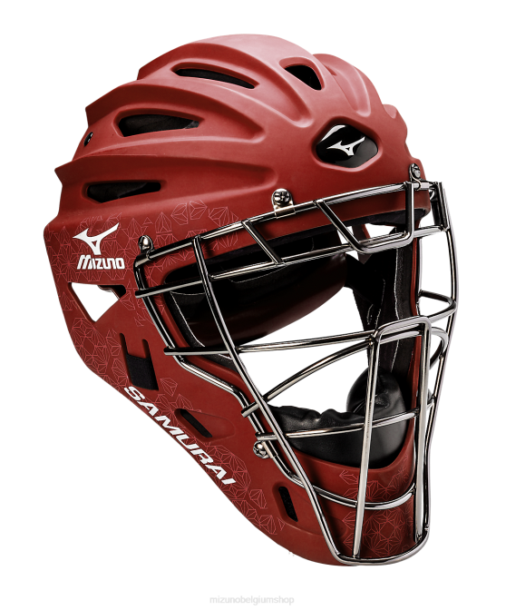 Mizuno samurai fastpitch softbalvangerhelm-g4 vrouwen accessoires kardinaal(1212) VZJP1858