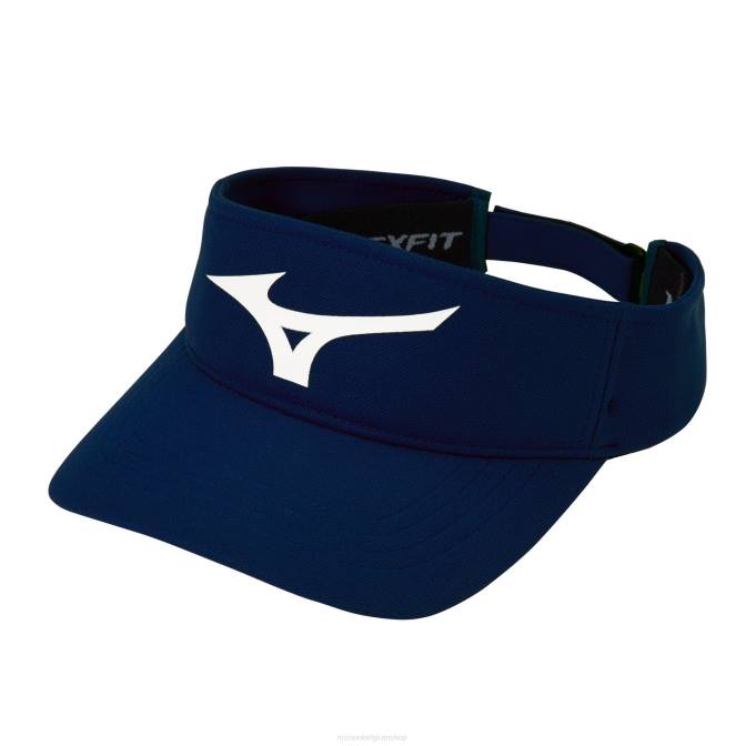 Mizuno diamanten vizier uniseks accessoires marine-wit(5100) VZJP817