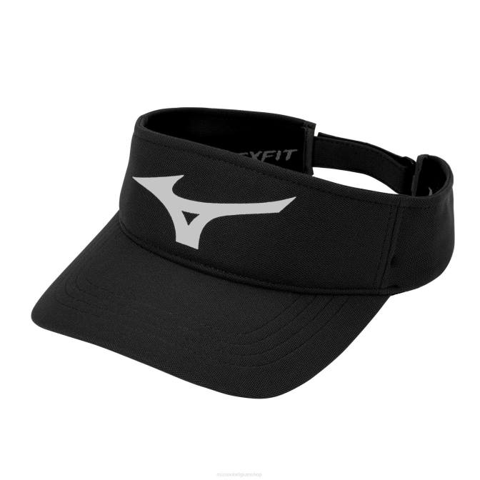Mizuno diamanten vizier uniseks accessoires zwart-grijs(9091) VZJP816