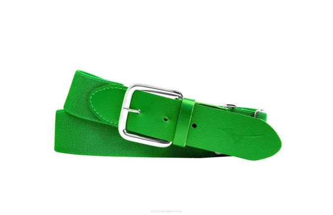 Mizuno klassieke elastische riem jeugd accessoires kellygroen(4l4l) VZJP735