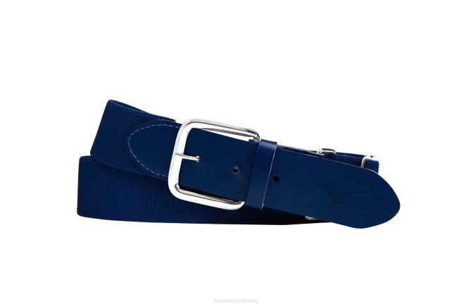 Mizuno klassieke elastische riem jeugd accessoires marine (5151) VZJP736