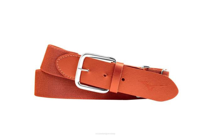 Mizuno klassieke elastische riem jeugd accessoires oranje(2020) VZJP733