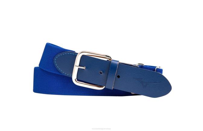 Mizuno klassieke elastische riem uniseks accessoires koninklijk(5252) VZJP722