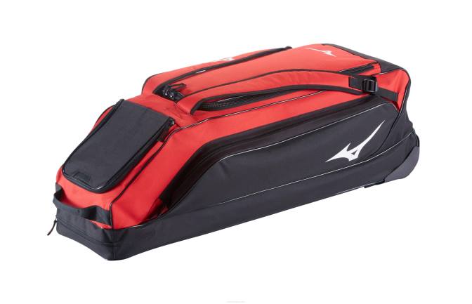 Mizuno klassieke wieltas g2 uniseks accessoires rood(1010) VZJP838