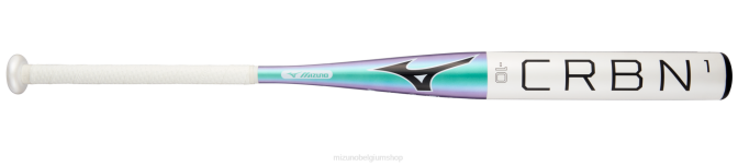 Mizuno crbn1-fastpitch softbalknuppel (-10) uniseks accessoires wit(0000) VZJP1643