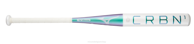 Mizuno crbn1-fastpitch softbalknuppel (-13) uniseks accessoires wit(0000) VZJP1644