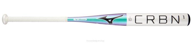 Mizuno crbn1-fastpitch softbalknuppel (-9) uniseks accessoires wit(0000) VZJP1640