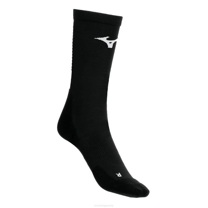 Mizuno compressie crew sok uniseks accessoires zwart(9090) VZJP2617