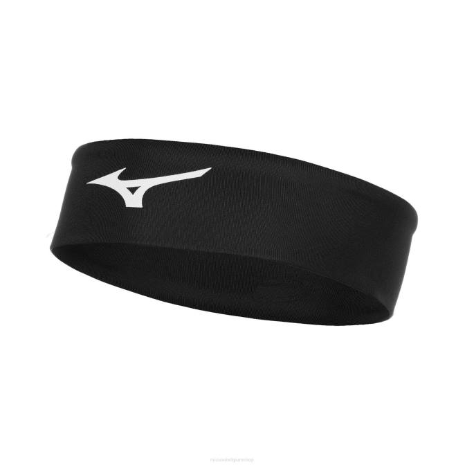 Mizuno speler hoofdband uniseks accessoires zwart(9090) VZJP2612