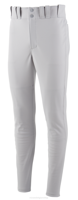 Mizuno premier pro taps toelopende honkbalbroek Heren kleding grijs(9191) VZJP1441