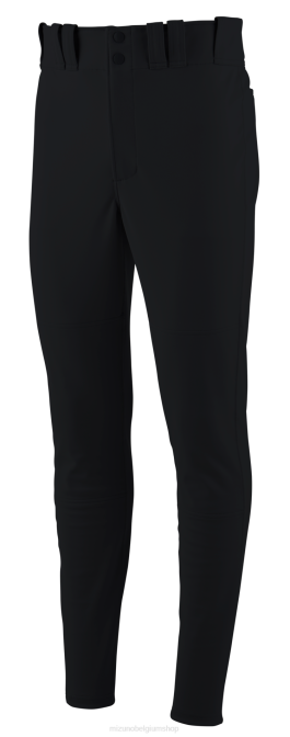 Mizuno premier pro taps toelopende honkbalbroek Heren kleding zwart(9090) VZJP1440