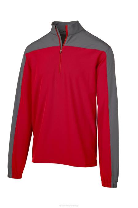 Mizuno comp slagjack met lange mouwen jeugd kleding roodtint(109i) VZJP1530