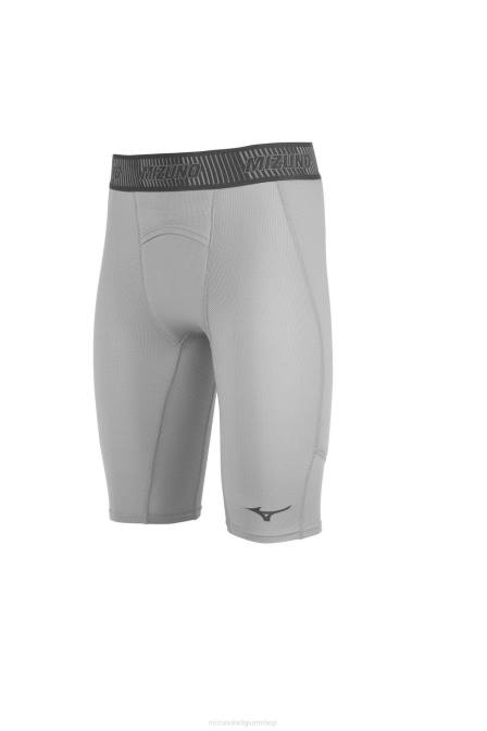 Mizuno aero vent gewatteerde glijdende short jeugd kleding grijs(9191) VZJP1484